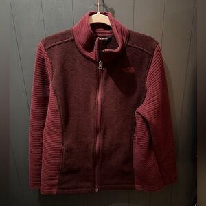 North Face zip up fleece